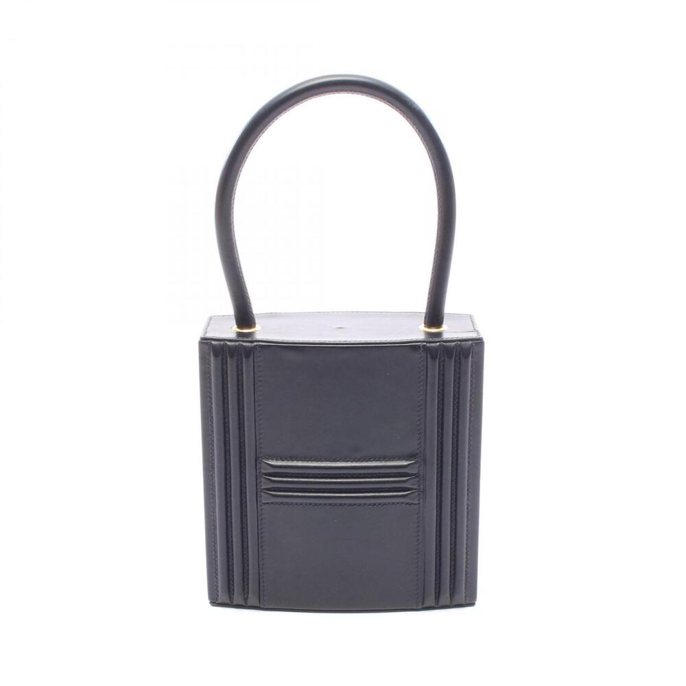 Hermes Kelly handbag, calfskin (box calf leather), black.